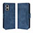 Leather Case Stands Flip Cover Holder BY3 for Oppo F21 Pro 5G Blue