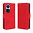 Leather Case Stands Flip Cover Holder BY3 for Oppo Reno10 5G Red