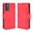 Leather Case Stands Flip Cover Holder BY3 for Oppo Reno6 5G Red