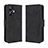 Leather Case Stands Flip Cover Holder BY3 for Realme 10 Pro+ Plus 5G Black