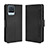 Leather Case Stands Flip Cover Holder BY3 for Realme 8 4G Black