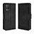 Leather Case Stands Flip Cover Holder BY3 for Realme 8 5G Black