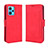 Leather Case Stands Flip Cover Holder BY3 for Realme 9 4G Red