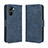 Leather Case Stands Flip Cover Holder BY3 for Realme C33 (2023) Blue