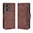 Leather Case Stands Flip Cover Holder BY3 for Realme GT Neo 3T 5G Brown