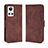 Leather Case Stands Flip Cover Holder BY3 for Realme GT Neo3 5G Brown