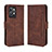 Leather Case Stands Flip Cover Holder BY3 for Realme GT2 Pro 5G Brown