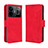 Leather Case Stands Flip Cover Holder BY3 for Realme GT5 5G Red