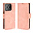 Leather Case Stands Flip Cover Holder BY3 for Realme Narzo 50A Pink