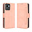 Leather Case Stands Flip Cover Holder BY3 for Realme Narzo 50i Prime Pink