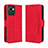 Leather Case Stands Flip Cover Holder BY3 for Realme Narzo 50i Prime Red