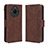 Leather Case Stands Flip Cover Holder BY3 for Realme Narzo 60 5G Brown