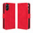 Leather Case Stands Flip Cover Holder BY3 for Realme Q5x 5G Red