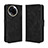 Leather Case Stands Flip Cover Holder BY3 for Realme V50 5G Black