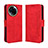 Leather Case Stands Flip Cover Holder BY3 for Realme V50s 5G Red