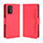 Leather Case Stands Flip Cover Holder BY3 for Realme X7 Max 5G Red