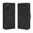 Leather Case Stands Flip Cover Holder BY3 for Samsung Galaxy A02s Black