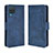 Leather Case Stands Flip Cover Holder BY3 for Samsung Galaxy A12 5G Blue