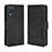 Leather Case Stands Flip Cover Holder BY3 for Samsung Galaxy A12 Black