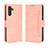 Leather Case Stands Flip Cover Holder BY3 for Samsung Galaxy A13 5G Pink