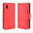 Leather Case Stands Flip Cover Holder BY3 for Samsung Galaxy A20 SC-02M SCV46 Red