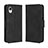 Leather Case Stands Flip Cover Holder BY3 for Samsung Galaxy A23 5G SC-56C Black