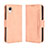 Leather Case Stands Flip Cover Holder BY3 for Samsung Galaxy A23 5G SC-56C Pink
