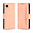 Leather Case Stands Flip Cover Holder BY3 for Samsung Galaxy A23e 5G Pink