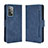 Leather Case Stands Flip Cover Holder BY3 for Samsung Galaxy A52 4G Blue