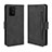 Leather Case Stands Flip Cover Holder BY3 for Samsung Galaxy A91 Black