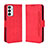 Leather Case Stands Flip Cover Holder BY3 for Samsung Galaxy M23 5G Red