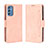 Leather Case Stands Flip Cover Holder BY3 for Samsung Galaxy M52 5G Pink