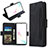 Leather Case Stands Flip Cover Holder BY3 for Samsung Galaxy Note 10 5G