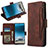 Leather Case Stands Flip Cover Holder BY3 for Samsung Galaxy Note 10 Plus 5G