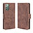 Leather Case Stands Flip Cover Holder BY3 for Samsung Galaxy S20 FE 4G Brown