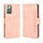 Leather Case Stands Flip Cover Holder BY3 for Samsung Galaxy S20 FE 4G Pink
