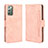 Leather Case Stands Flip Cover Holder BY3 for Samsung Galaxy S20 FE 5G Pink