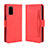Leather Case Stands Flip Cover Holder BY3 for Samsung Galaxy S20 Plus Red