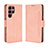 Leather Case Stands Flip Cover Holder BY3 for Samsung Galaxy S24 Ultra 5G