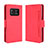 Leather Case Stands Flip Cover Holder BY3 for Sharp Aquos R6 Red