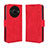 Leather Case Stands Flip Cover Holder BY3 for Sharp Aquos R8s Pro Red