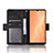 Leather Case Stands Flip Cover Holder BY3 for Sharp Aquos Sense4 Basic