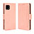 Leather Case Stands Flip Cover Holder BY3 for Sharp Aquos Sense5G Pink