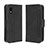 Leather Case Stands Flip Cover Holder BY3 for Sharp Aquos wish3 Black