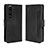 Leather Case Stands Flip Cover Holder BY3 for Sony Xperia 1 III Black
