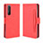 Leather Case Stands Flip Cover Holder BY3 for Sony Xperia 5 II Red