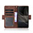 Leather Case Stands Flip Cover Holder BY3 for Sony Xperia Ace II