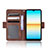 Leather Case Stands Flip Cover Holder BY3 for Sony Xperia Ace III SO-53C