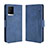 Leather Case Stands Flip Cover Holder BY3 for Vivo iQOO 7 5G Blue