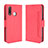 Leather Case Stands Flip Cover Holder BY3 for Vivo iQOO U3 4G Red